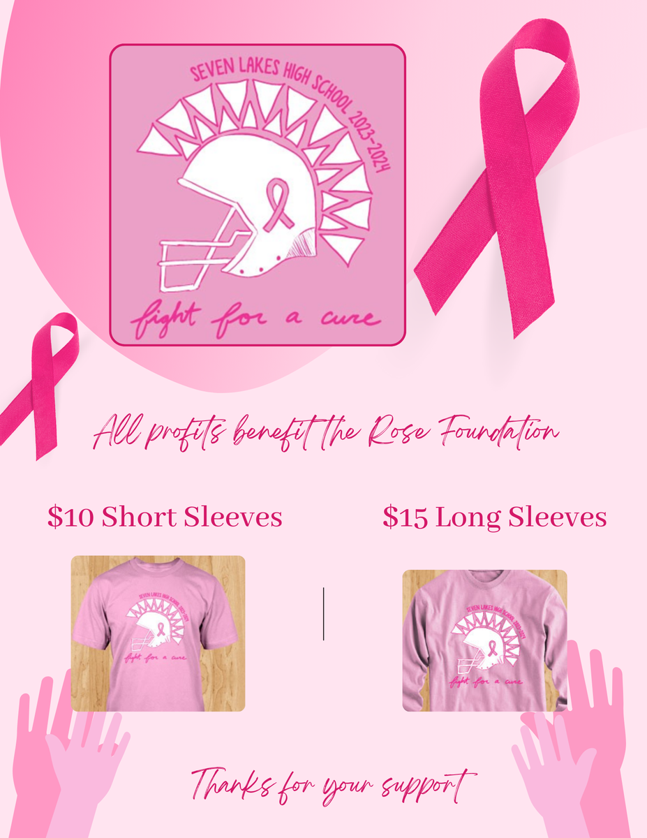 Pink Out Shirt 2023 | SEVEN LAKES SAPPHIRES